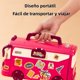 thumbnail image 3 of Casa de Muñecas Convertible en Autobús Portátil, Juguete de Simulación con Accesorios y Muñeca Aleatoria, Ideal para Niños de 3+ Años, 3 of 8