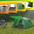 thumbnail image 3 of Wakeman Outdoors 4 Person Camping Tent with Attached Porch Canopy, Green, 3 of 6