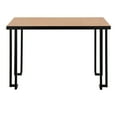 thumbnail image 5 of Home Roman Industrial Desk In Black Steel With Natural Wood Top, 5 of 7