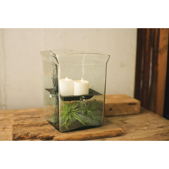 Kalalou Giant Square Candle Hurricane