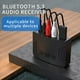 thumbnail image 5 of Receptor de Audio Bluetooth 5.3 de 3,5 mm, Adaptador de Audio Inalámbrico Estéreo con Entrada AUX, USB y Disco U para TV, Amplificador de Altavoces de Coche, 5 of 5