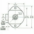 thumbnail image 3 of Master Lock Built In Locker Lock,Steel  1714, 3 of 5