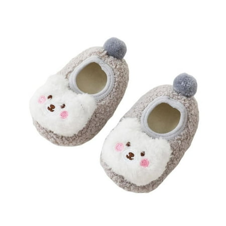 

Patgoal Baby Facecloth Warm Floor Socks Cartoon Doll Socks Slipper Socks