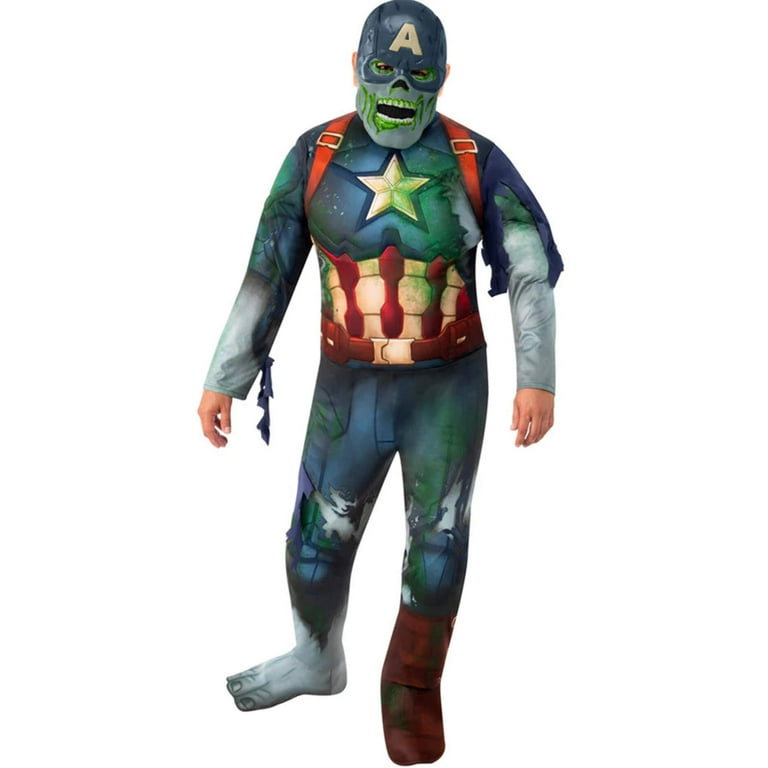 Marvel What If Teen Zombie Captain America Costume Marvel What If Teen Zombie Captain America Costume