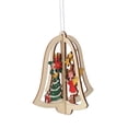 thumbnail image 3 of Tarente Beautiful Shape Xmas Tree Hanging Decor DIY Christmas Ornament Decoration (Bell), 3 of 8