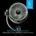 thumbnail image 4 of Vornado Pivot3 Air Circulator Clip-on Fan, 11.72", Black, 4 of 6