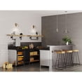 thumbnail image 3 of Singleton Collection One-Light 7.62" Brushed Nickel Farmhouse Vanity Light with Clear Glass Shade, 3 of 10