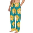 thumbnail image 2 of Psyduck Mens Pajama Pants Ultra Soft Comfy Lounge Sleep Pants Print Loose Casual Bottoms Loungewear, 2 of 8