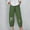 Green, variant on Lilgiuy Women Fashion Casual Printing Pocket Fold Loose Full Length Pants Cooling Tactical Hiking Pants