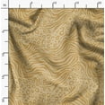 thumbnail image 2 of Soimoi Cotton Poplin Yellow Fabric By the Yard - 42 Inch Wide - Stripe & Leopard Animal Skin Print Textile - Stylish and Trendy Patterns for Apparel Printed Fabric, 2 of 6