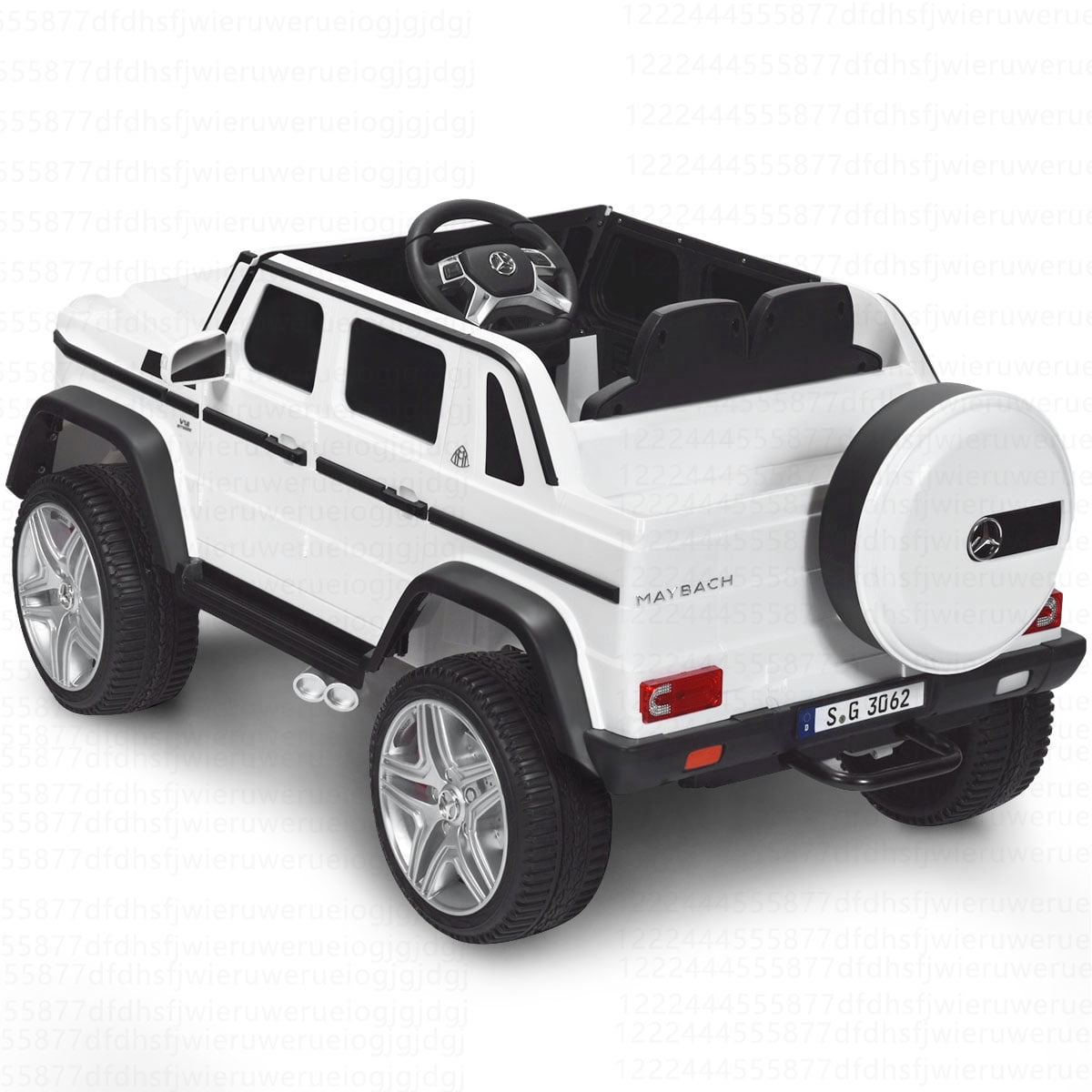 Costway Mercedes Benz 12V Electric Kids Ride On Car RC Remote Control W/Trunk White