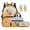 Axolotl Bee Sunflower, variant on Binienty Axolotl Print 5th Grade Girls Backpack Set 5 Piece Breathable School Bookbag School Lunch Bag Pencil Bag With Zipper Bookmarks Kids School Supplies