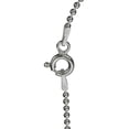 thumbnail image 2 of Sterling Silver 1.5mm Bead Ball Nickel Free Chain Necklace Italy 14", 2 of 3