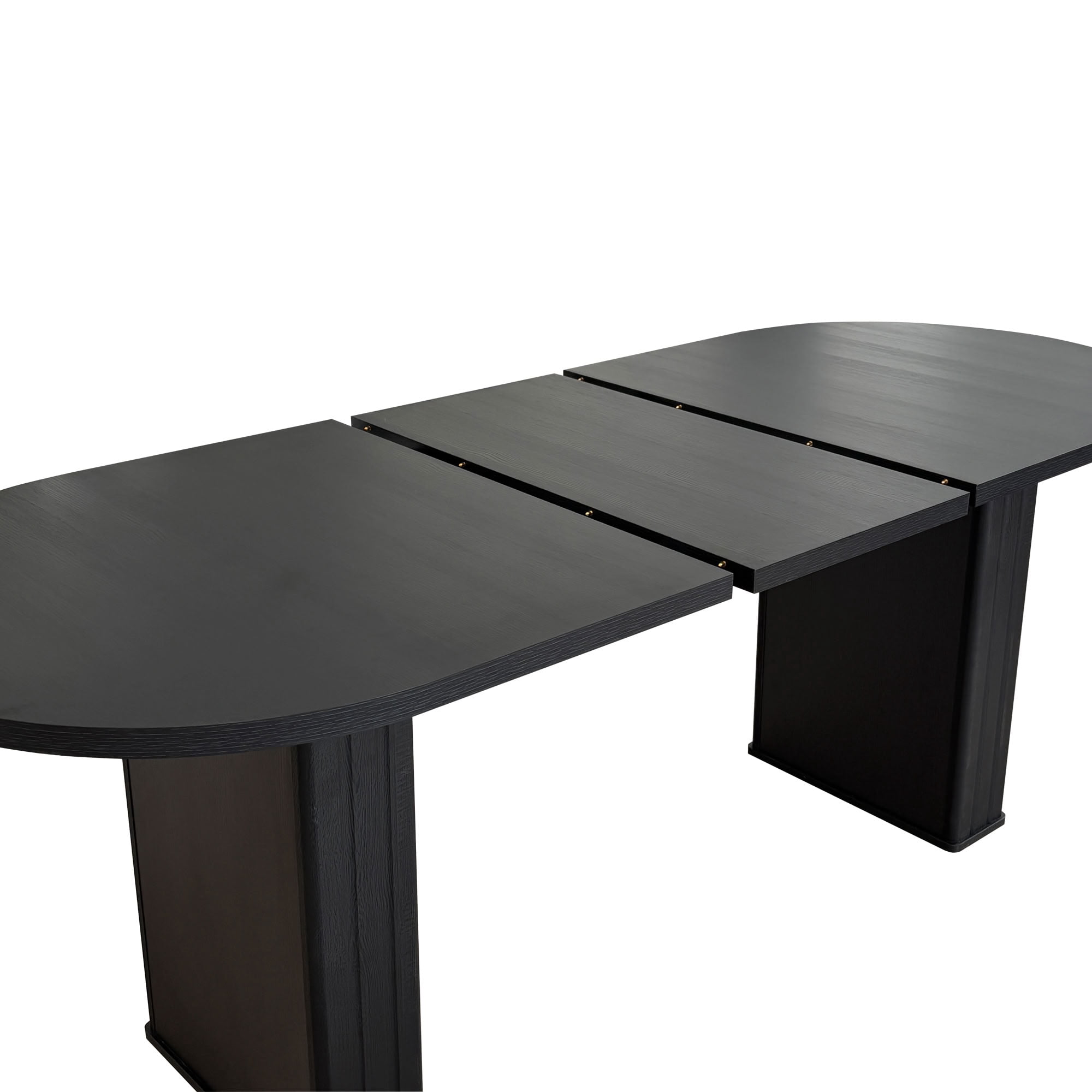 MAYEERTY Extendable Oval Dining Table for 4-8 People, Expandable Kitchen Dinner Table for Living Room, Dining Room, Apartment, Family Daily Meals & Dinner Parties