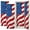 Color 4, variant on Patriotic 2 Pcs School Locker Magnetic Wallpaper 12" x 36" Patriotic Stars Stripes Abstract Paint Splatter Red White Blue Reusable Removable Locker Accessories Back to School Supplies for Classroom