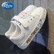 thumbnail image 2 of Zapatos de Disney para niños, zapatos informales de dibujos animados de Mickey boy, primavera y otoño, nuevas zapatillas blancas transpirables de fondo suave para niñas, 30 plantillas de 19 CM Gao Jinjia LED, 2 of 2