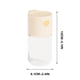 thumbnail image 3 of Dispensador de especias de cocina de 180 ml, recipiente de vidrio para condimentos con dispensador de presión, dispensador automático cuantitativo de especias para sal, pimienta y condimentos, frasco, 3 of 3