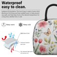 thumbnail image 3 of Obrewu Pioneer Flower and Butterfly Lunch Bag for Adult, Insulated, Leakproof, Oxford Cloth, 3 of 7