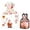 A, variant on Xmealix Small Christmas Candy Boxes Clear Square Cube, 4 Pieces Plastic Gift Boxes Transparent Jewelry Storage Box, Christmas Party Decor Snowman