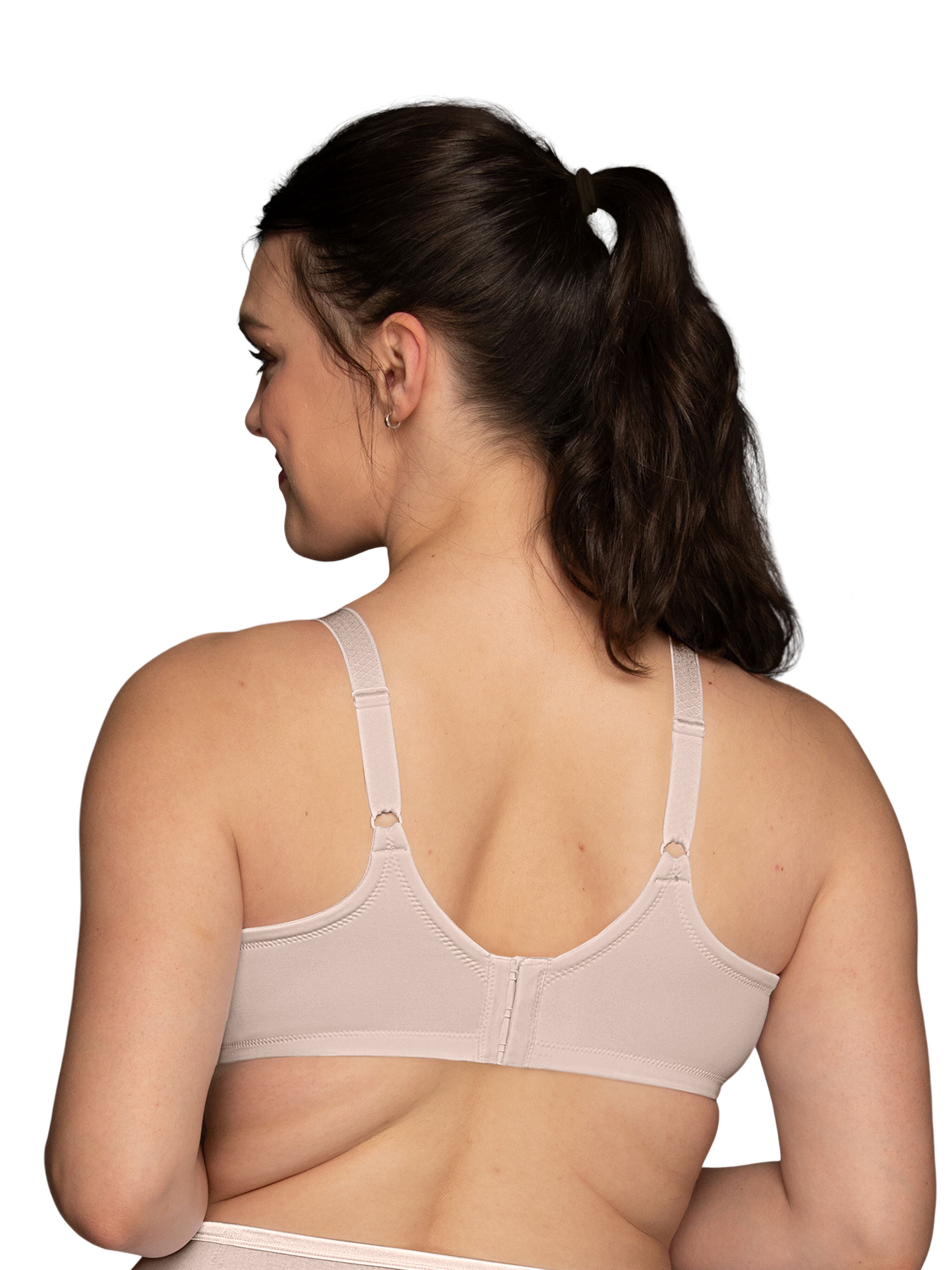 Vanity Fair Lingerie Women's Beauty Back Smoothing Underwire Bra, 4 Way Stretch Fabric, Lightly Lined Cups, Style 76380