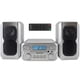 thumbnail image 1 of Magnavox MM435M2-SL Sistema compacto de estantería para CD de 3 piezas con radio estéreo FM digital, tecnología inalámbrica Bluetooth y control remoto en plateado | Pantalla LCD | Compatible con puert, 1 of 5
