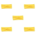 thumbnail image 3 of Eigraketly Diadema elástica Banda para el cabello Senderismo Cabeza Banda para el sudor Entrenamiento Vacaciones en la playa Accesorios elegantes Amarillo 5piezas Eigraketly CBP233500, 3 of 6