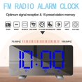 thumbnail image 2 of Affichage Numérique Led Usb12/24 Heures Double Modes Réveil avec Radio Fm - Jxlgv, 2 of 5
