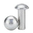 thumbnail image 3 of 500g Galvanized Half Round Head Solid Iron Rivets 12x50mm (about 8 pieces)., 3 of 5