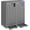76 Gallon, variant on 31 Gallon Outdoor Trash Can | Waterproof Resin Garbage Can with Recycle and Garbage Labels | Secure Bag Lip Lock and Drip Tray | Outside Trash Bin for Patio | Kitchen, Backyard or Deck | Gray