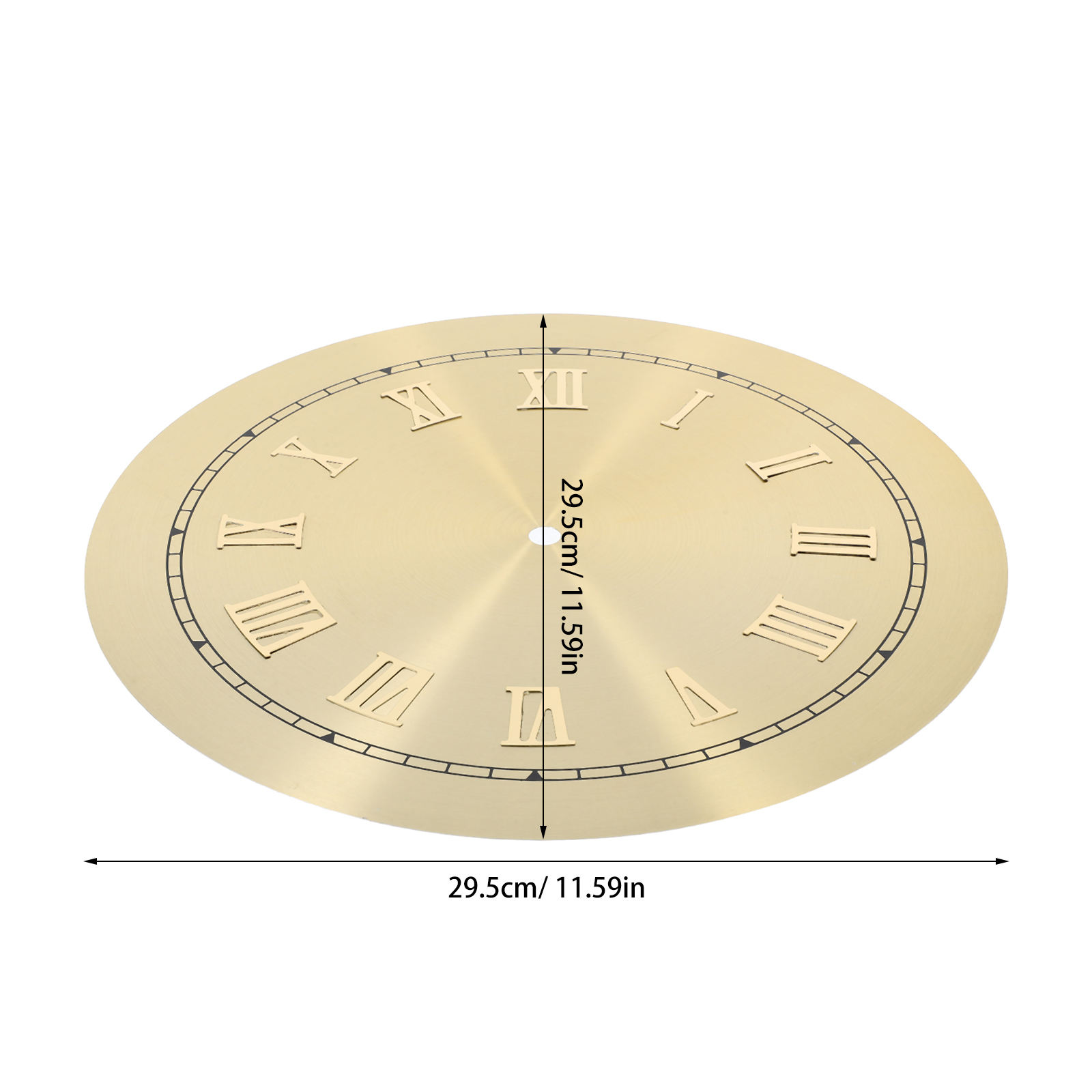 Baluue Metal Digital Clock Dial Kit - 1 Set for Hobbyists, Home Decoration, Crafting Projects, and Clock Repair Parts