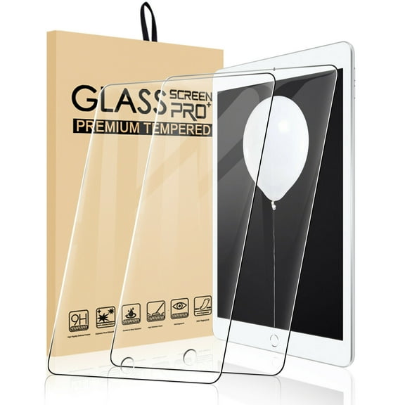 2 Pack GoldCherry for New iPad 10.2 Inch Screen Protector,iPad Pencil Compatible/Anti-Scratch/9H Tempered Glass Screen Protector for iPad 10.2 inch 7th/8th Generation 2019/2020 Release  Tablet