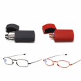 thumbnail image 1 of Gafas de presbicia con antena plegable de moda con caja de encendido, luz anti-azul, pata telescópica de metal, gafas para presbicia para hombres y mujeres mayores, 1 of 5