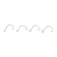 thumbnail image 1 of 8Pcs Plastic Nose Studs Rings Piercing Pin Body Jewelry, 1 of 8