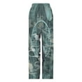 thumbnail image 5 of Demon Slayer Muichiro Tokito Pajama Pants Long Sleep Pants Soft Elastic Waist PJ Bottoms Lounge Pants, 5 of 7