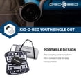 thumbnail image 4 of Disc-O-Bed Youth Single Cot Kid-O-Bed, Portable Bunk with Travel Carry Bag, Black, 4 of 12