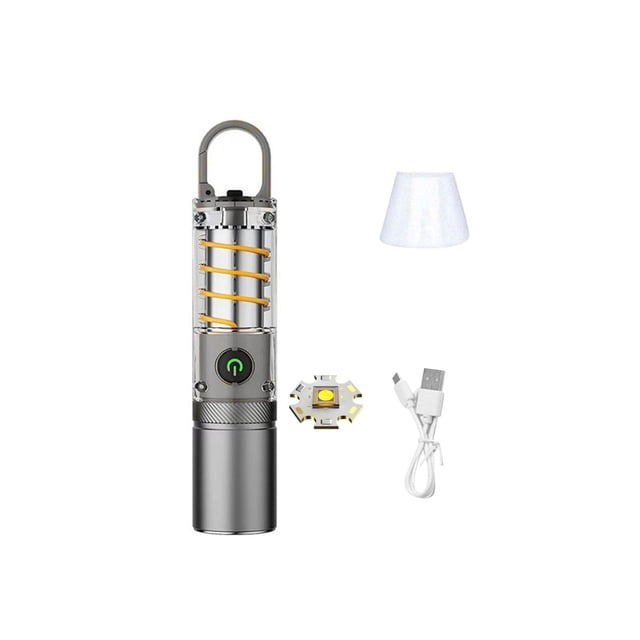 koolsoo LED Flashlight Emergency Light Torch for Backpacking Hiking Auto Maintenance White