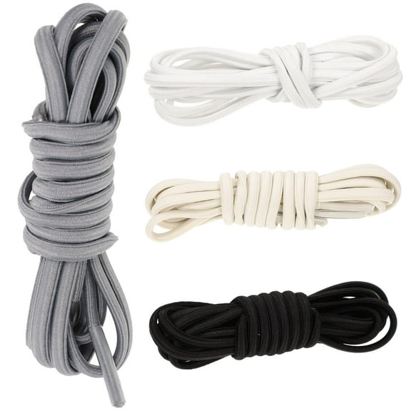 Raindrops  4 Pairs Stretch Shoelaces Attractive for Kids Child