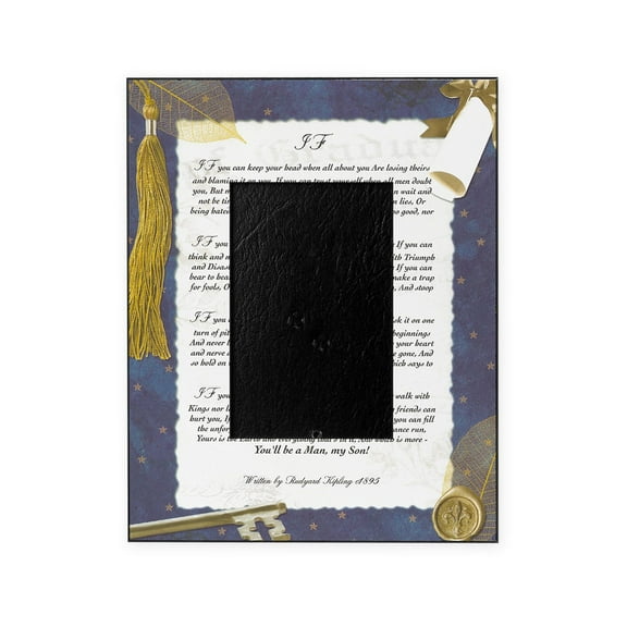 CafePress - Graduation Key To The Future IF By R - Decorative 8x10 Picture Frame