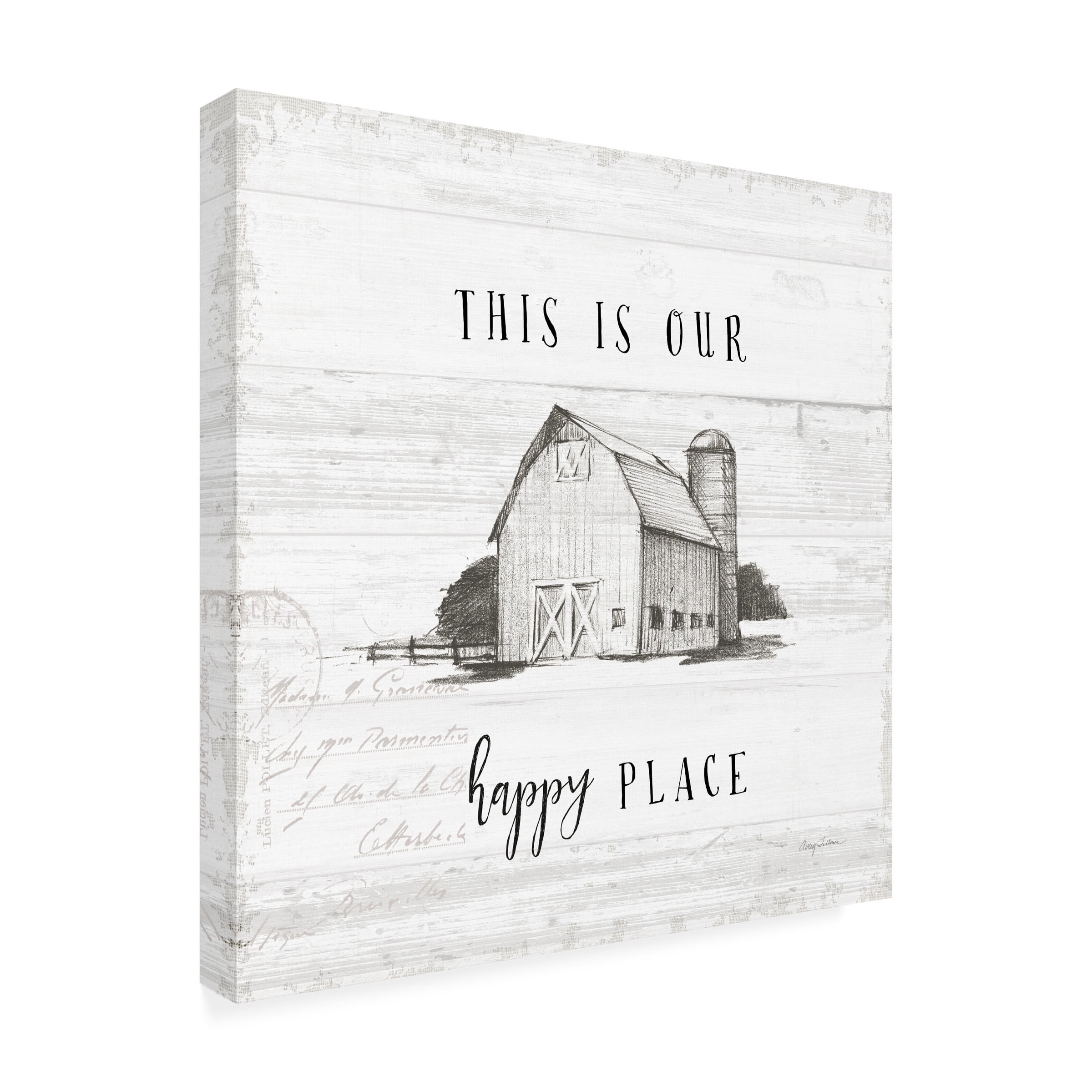 Avery Tillmon 'Farm Life IV Shiplap' Outdoor Canvas 35x47