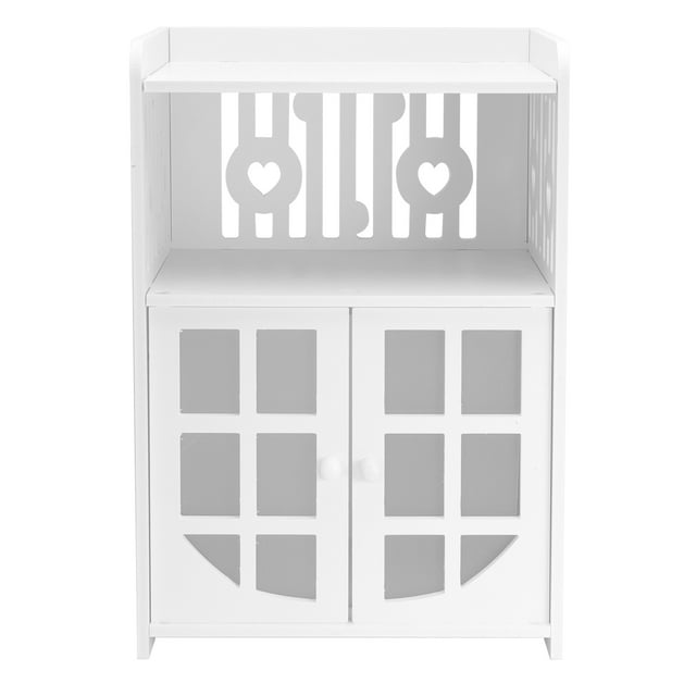Armoire de Sol, Étagère d'Angle Multifonctionnelle pour Salle de Bain, Organisateur de Rangement Haute Performance