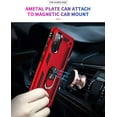 thumbnail image 5 of S20 fe Case,S20 fe 5G Case, Military Grade Protective Samsung Galaxy S20 fe Cases Cover with Ring Car Mount Kickstand for Samsung Galaxy S20 fe/S20 fe 5G - Red, 5 of 11