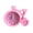 Pink, variant on Creative Fashion Bicycle Shape Alarm Clock Silent Alarm Clock Bedside Wake Up Alarm Clock Candy Color Creative Students