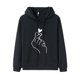 thumbnail image 1 of Sudadera con capucha para mujer, jersey de manga larga, sudadera informal holgada con estampado de corazón, suéter informal holgado con cordón para otoño e invierno, Tops, 1 of 2