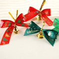 thumbnail image 4 of Christmas Ribbon Bow Decorations, Polyester Material, 7.5*5cm, Red and Green, Reusable and Versatile, 4 of 8
