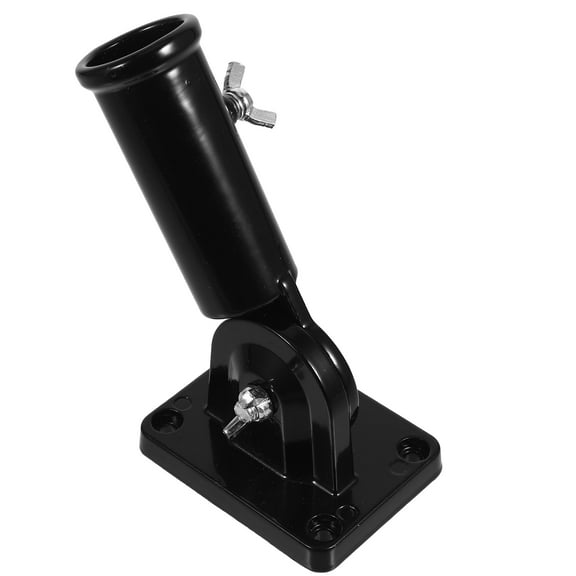 WORGEOUS Flag Pole Holder 180 Degree Adjustable Flag Pole Stand Flagpole Support Base For Outdoor  Flag Pole Socket  Wall Mounting Bracket