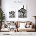 thumbnail image 3 of Elephant Stock Black Arizona Cactus Wall Art - Vertical Multi Panel Canvas - Living Room Wall Decor - Floral And Botanical Multi Panel - Black And Gray Decor By Philippe Hugonnard - 14" x 23", 3 of 4