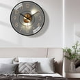 thumbnail image 2 of DESIGNICE Wall Clock,Artistic Geometric Design Kitchen Clock,Multi-Room Versatility Large Wall Clock,Style4, 2 of 4