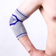 thumbnail image 3 of Protector de codo deportivo, funda protectora de silicona para ciclismo, baloncesto, tenis, gimnasios, 3 of 5