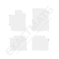 ExactMats - Premium Clear Overlay Floor Mats, Made In USA - Fits Toyota Camry 2012-2014 / 2 Front & 2 Rear Mats