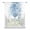 White Sky Blue, variant on Blue Eucalyptus Leaves Tie Up Curtains for Small Windows,Adjustable Rod Pocket Valance 45 Inch Short, Spring Summer Botanical Floral Window Treatment Balloon Roman Blind Shade, 34" x 45"